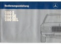 Mercedes W126 280. Instrukcja z 1983 r.
