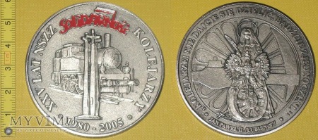 Medal kolejowy - związkowy NSZZ Solidarność