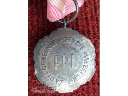 Medal Długoletnie Pożycie Małżeńskie PRL i RP