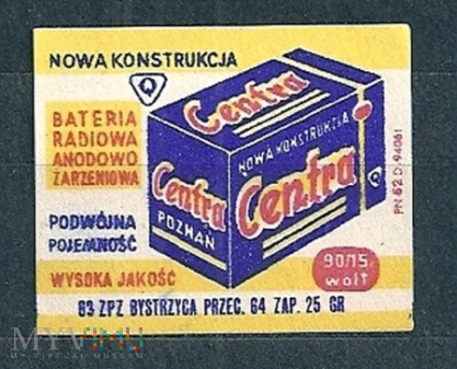 Centra Bateria Radiowo Anodowo Żarzeniowa.16.1963.