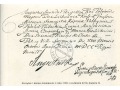 Dokument z podpisem króla Augusta II