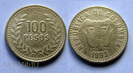 Kolumbia, 100 PESOS 1993