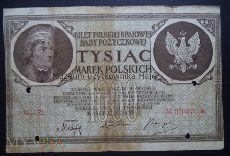 1000 marek polskich - 17 maja 1919