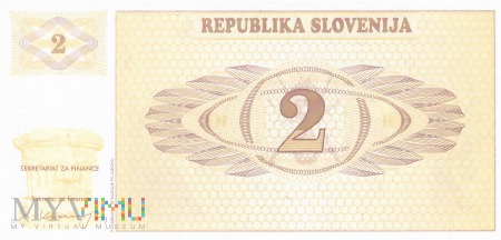 Słowenia - 2 tolary (1990)