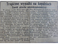 Wycinek z gazety 1936