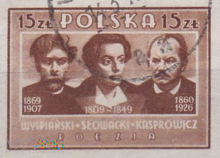 Duże zdjęcie S. Wyspiański, J. Słowacki and J. Kasprowicz