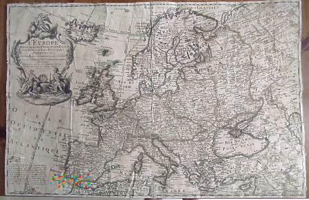 Mapa Europy z 1731 roku