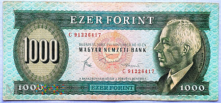 Węgry 1000 forintów 1983