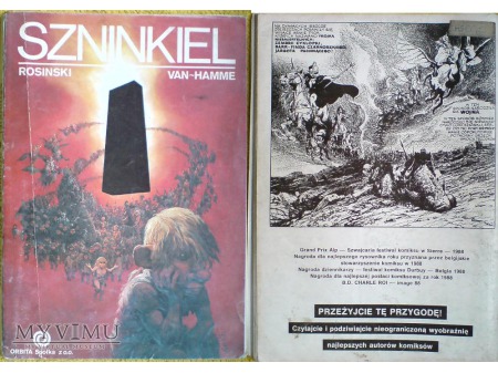 SZNINKIEL Rosiński & Van Hamme komiks 1988