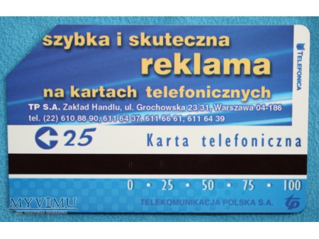 Reklama na kartach telefonicznych