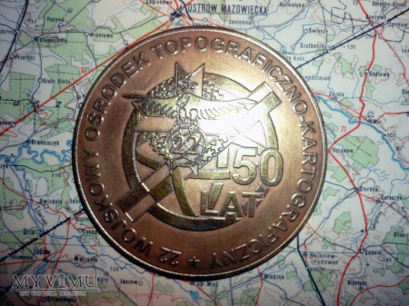 Duże zdjęcie Medal okolicznościowy: 50 lat 22 WOT-K w Komorowie