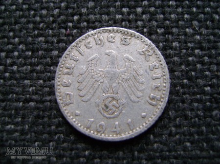 50 reichspfennig 1941 E