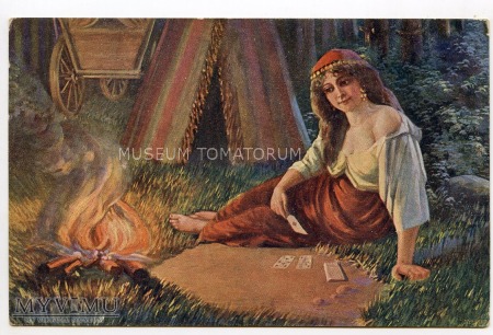 Kroj - Cyganka przy ognisku - 1921