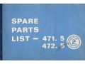 ČZ -471.5 -472.5 . Katalog części