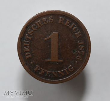 1 pfennig 1876