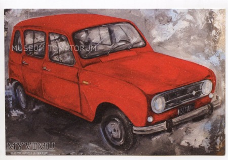 Czerwony samochód - Lombardino - Renault R4