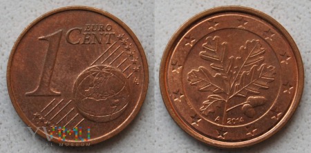 Duże zdjęcie 1 EURO CENT 2014 A