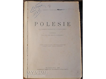POLESIE - Opis wojskowo - geograficzny 1930 r.
