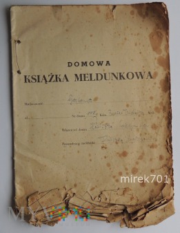 Domowa Książka Meldunkowa 1949