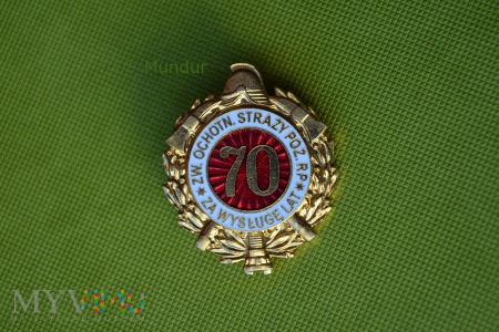 Duże zdjęcie Odznaka "Za wysługę lat 70" ZOSP RP