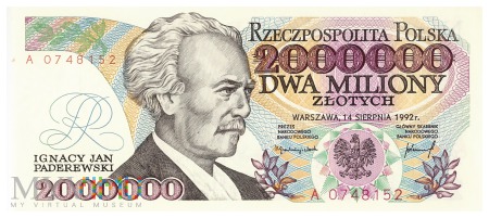 Polska - 2 000 000 złotych (1992)
