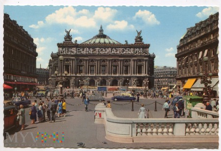 Paryż - Opera, Plac Opery - lata 50/60-te