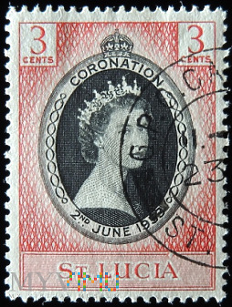 St. Lucia 3 centy Elżbieta II