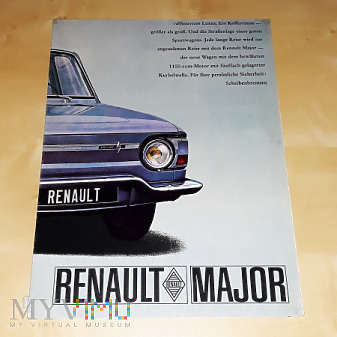 Prospekt Renault 10 Major 1965