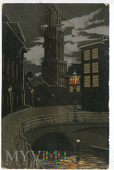 Miasto w nocy - pocz. XX w.