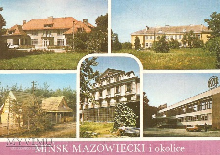 Mińsk Mazowiecki i okolice- kartka wieloobrazkowa