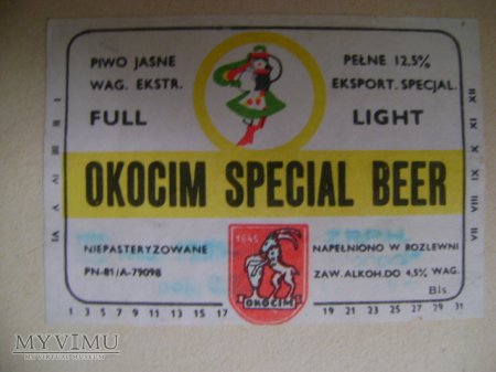 OKOCIM SPECJAL BEER
