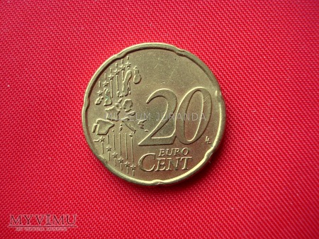 20 euro centów - Holandia*
