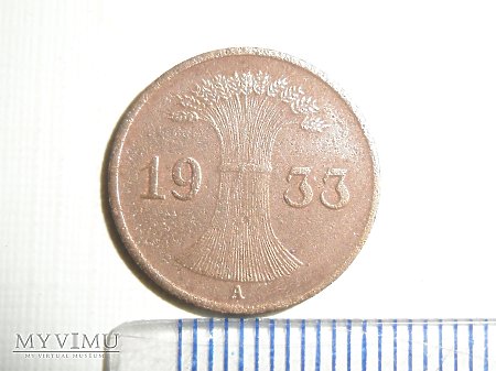 1 pfennig 1933 A