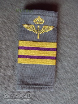Szwecja - oznaka stopnia flygvapnet: kapitan