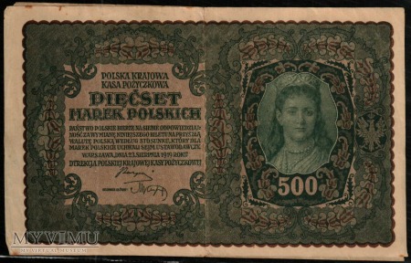 500 Marek Polskich, 1919. Polska
