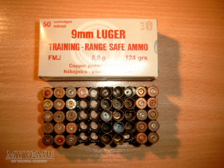 Karton na amunicję 9x19 LUGER