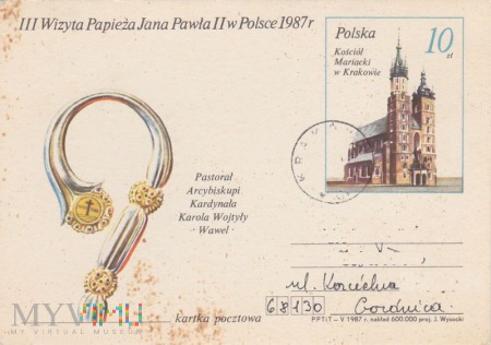 Duże zdjęcie III Wizyta Jana Pawła II w Polsce 1987 R.