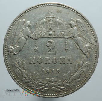 Duże zdjęcie 2 korony 1912 Austria