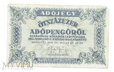 Węgry - 10 tys. adopengo, 1946r.