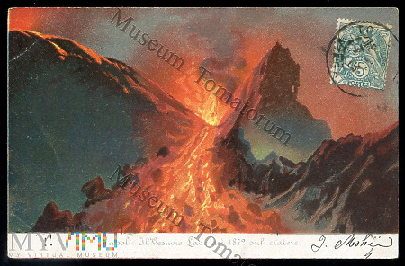 Neapol - Erupcja Wezuwiusza w 1872 roku - 1903