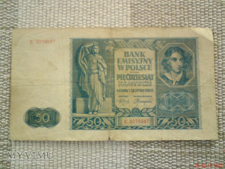 50 złotych 1941 r.