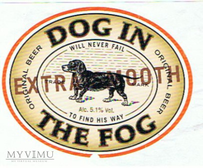 Duże zdjęcie dog in the fog