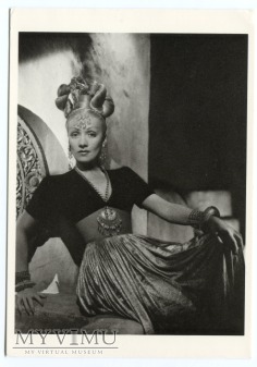 Duże zdjęcie Marlene Dietrich Laszlo Willinger 1942 Pocztówka
