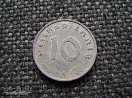 10 pfennigów 1942 A