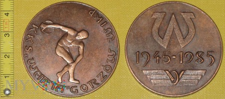 Medal kolejowy - sportowy KKS Warta Gorzów Wlkp.