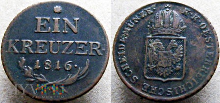 Duże zdjęcie Austria - Habsburg , 1 Kreuzer - Franz II 1816 A