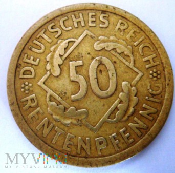 50 Rentenpfennig 1924 A