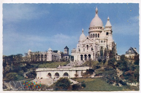 Paryż - Bazylika Sacré-Cœur - lata 50/60-te