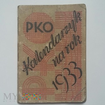 Kalendarzyk PKO 1933