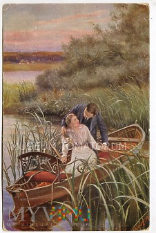 Wolff - Zaloty na łodzi - 1917